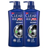 清扬洗发水男士专用去屑洗发露650g清爽型洗头膏洗发膏 650g清扬男士活炭净澈*2瓶 清扬