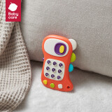 babycare儿童玩具手机宝宝趣味电话仿真多功能双语音乐电话玩具弗雷橙