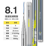 光威（GW） 光威清波技大物综合湖库台钓鱼竿28调碳素手竿轻硬鲤青草 8.1m 清波技湖库