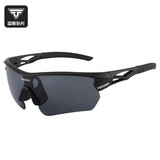 塔斯队长自行车骑行眼镜偏光变色近视男女护目镜户外运动专业跑步防风沙 5副镜片 到手11样 含炫彩 黑色