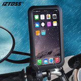 IZTOSS 摩托车手机支架防雨导航架防震电瓶电动车外卖骑手装备防水