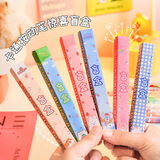 鹿藤卡通盲盒笔创意学生文具惊喜盒按动笔黑色可爱中性笔儿童礼物礼品 盲盒笔随机【2支装】 0.5mm