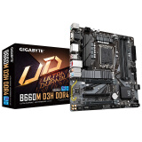 技嘉（GIGABYTE） B660M系列游戏主板DDR4/DDR5支持12代LGA1700 CPU B660M D3H DDR4