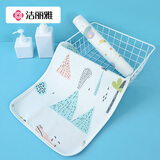 洁丽雅（Grace）婴儿纯棉隔尿垫可洗防水透气宝宝用品姨妈防漏垫卡通鳄鱼45*30cm 