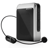 aporo 30W大功率无线 小蜜蜂扩音器教师专用  教学上课用喇叭耳麦充电便携式大音量音响蓝牙播放 升级版：无线-30W大功率-曜石黑