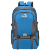 朗斐双肩包男女旅行70L大容量行李包出差商务背包高中大学生书包登山 潮流蓝色