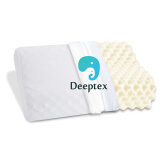 Deeptex堤普泰 泰国原装进口天然乳胶枕高低波浪按摩颗粒颈椎支撑枕头 10-12CM高款P1
