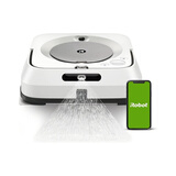 艾罗伯特iRobot Braava Jet m6 干湿两用拖地机器人支持扫地机器人串联 白色
