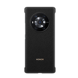 荣耀Magic3皮革手机壳原装保护套 超薄防摔原厂全包5G限量版新品新款男女高档潮网红款Pro Magic3皮革壳【黑色】