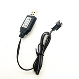 启云乐 超大号遥控坦克车可发弹金属履带2.4G儿童男孩坦克玩具汽车模型 USB充电线