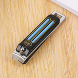 博友中号家用指甲钳创意便携平口指甲刀情侣单剪修甲护理工具简约创意个性 经典国货 激光刻字礼品