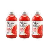瑞橙果汁果蔬汁饮料 葡萄味/苹果味/芒果味/金桔柠檬 味318ml 红西柚味3瓶