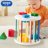 欣格 儿童益智玩具 魔方彩虹塞塞乐0-3岁婴幼儿 6个月宝宝精细动作配对专注力训练形状颜色认知 配8个积木