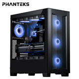 PHANTEKS追风者 XT523黑中塔侧透ATX主板台式电脑水冷机箱(网孔面板/10风扇位/高效散热/type-C/5060ti）