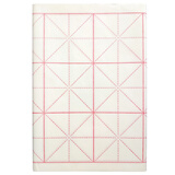 芬尚  文房四宝宣纸 毛笔书法米字格练习纸 学生书法课堂用纸生宣四尺四开10cm*18格 尺寸约66*34cm约50张/包