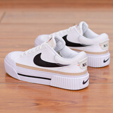耐克（NIKE）官方 女鞋 25夏新款户外时尚运动鞋厚底增高松糕鞋耐磨潮流板鞋女 DM7590-100/现货速发【店长推荐】 37.5  码(内长235mm)