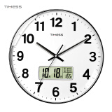 Timess挂钟钟表客厅家用时钟万年历创意时尚简约卧室表挂墙石英钟