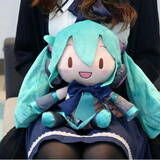 卡通音音玩偶fufu娃娃现货毛绒公仔抱枕布娃娃送女孩生日礼物 32cm绿色初音  现货