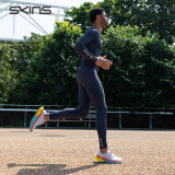 SKINS S5 Long Tights 长裤男 高强度压缩裤 专业运动越野马拉松健身裤 藏青色 S