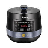 美的（Midea)电压力锅5升双钢胆 IH电磁加热电压力煲电高压锅MY-YL50P602【尾货机】 4.8升 圆灶釜藏青色 双胆