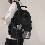 丛林鸟 书包男高中生大学生双肩包女潮流轻便大容量旅行包无印简约背包