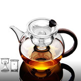 SYANF茶壶玻璃加热煮茶器煮茶壶套装全自动电陶炉小型家用养生泡花茶壶 1-玻璃御园两用壶
