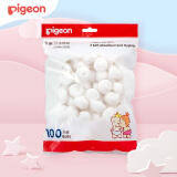 贝亲(Pigeon) 婴儿棉球 纯棉卫生棉球 婴儿脸部清洁棉球 100粒 KA08