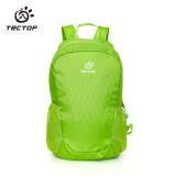 探拓(TECTOP)皮肤包 纯色耐磨轻便可收纳户外背包 运动骑行旅行包DEAB604451 荧光绿
