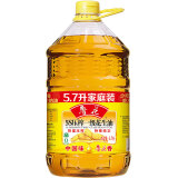 鲁花 食用油 5S 物理压榨 压榨一级 花生油5.7L（新老包装随机发放）