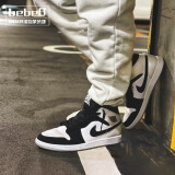 耐克（NIKE）【严选好物】bebe8耐克AJ1 Air Jordan 1 MID 男女中帮休闲篮球鞋 【新】黑白DN4321/DH6933-100 40.5