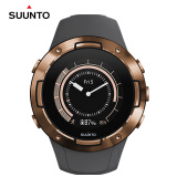 颂拓（SUUNTO）5 户外越野手表 专业马拉松跑步运动智能腕表 古铜灰 SS050306000