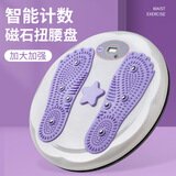 曼影（MANYING） 扭腰盘新款加大号带磁石扭腰机家用运动健身器材锻炼腰部扭腰GK1 大号扭腰盘紫色