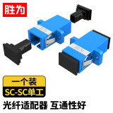 胜为（shengwei）光纤耦合器 SC单工对接头法兰盘 单模多模跳线兼容延长连接器 OCS-101