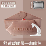 南极人（Nanjiren）热水袋防爆暖手宝暖腰带已注水充电暖水袋毛绒可爱 暖腰暖腹暖手可拆洗【咖啡色】