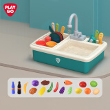 PLAYGO 水果版过家家玩具厨房玩具儿童洗碗机玩具电动生日礼物 3801