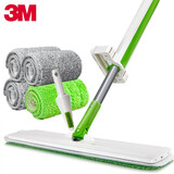 3M思高免手洗平板拖把干湿两用懒人家用一拖净2023新款木地板拖布 拖把+2原装布+3通用布