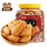 憨豆熊巴旦木奶香味400g/罐 杏仁每日坚果零食干果仁扁桃仁肉礼盒年货