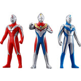 万代（BANDAI） EX奥特曼 新世代英雄 软胶儿童玩具 14cm EX戴拿奥特曼25th