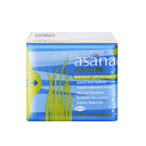 阿莎娜（Asana）【加拿大进口】日用卫生巾240mm16片超薄透气纯棉干爽护翼型 棉柔 240mm 16片