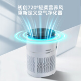 安拓浦 antop 桌面空气净化器办公室新房家用儿童房除二手烟除甲醛卧室除异味除雾霾细菌小型净化机 净化器办公室【AP-D1典雅白】高效除醛除异味