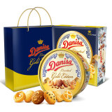 皇冠（danisa）曲奇饼干550g金色礼盒装 休闲零食礼包送礼团购  印尼进口