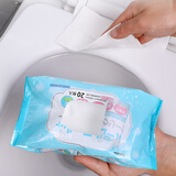 质惠日本进口马桶清洁湿巾酒精消毒湿纸巾便携擦拭坐便器马桶圈洁厕巾