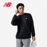 NEW BALANCE 卫衣男款简约休闲百搭运动套头衫MT41507 BK 2XL 