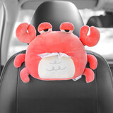 艾布与棉花车载纸巾盒汽车挂式遮阳板扶手箱车上抽纸盒餐巾纸盒车内创意卡通 SN901趣味螃蟹