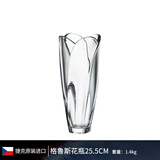BOHEMIA捷克进口水晶玻璃现代简约家用装饰插花摆件时尚礼物 小号255mm【GLOBUS花瓶】