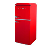 格兰仕(Galanz)复古冰箱106升双开门迷你小冰箱 小型家用租房用独立冷藏冷冻电冰箱106FV