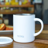 膳魔师THERMOS 新款保温泡茶咖啡杯办公室男女水杯子情侣JDG-351 团购定制LOGO 白色（团购推荐款） 340ml