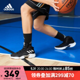 adidas阿迪达斯官网Pro Bounce 2018男子团队款实战篮球鞋FW5746 1号黑色/亮白 44.5(275mm)