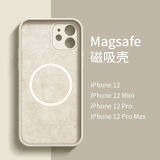 阿斯汀（ATHDDIN） 苹果系列型号手机壳Magsafe磁吸壳iPhone纯色壳 古董白+苹果磁吸壳 苹果7/8/se2【4.7寸】