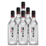 泸州老窖 黑盖 光瓶酒 浓香型白酒 42度500ml*6瓶 整箱装